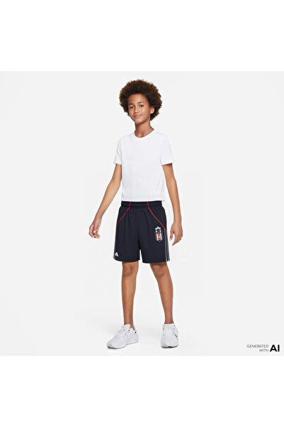 adidas Beşiktaş JK 25/26 Çocuk Siyah Alternatif Futbol Şortu