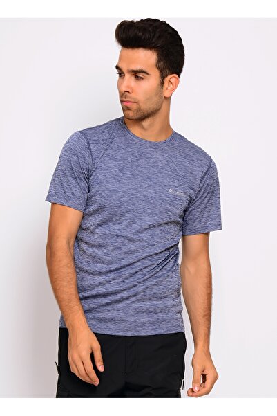 Columbia Ανδρικό μπλουζάκι με λαιμόκοψη σε σχήμα O από ανθρακί AM6084 -469