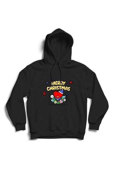 The Fame Srećan Božić Bt21 - Sa kapuljačom Dukserica sa kapuljačom, Božić, No...
