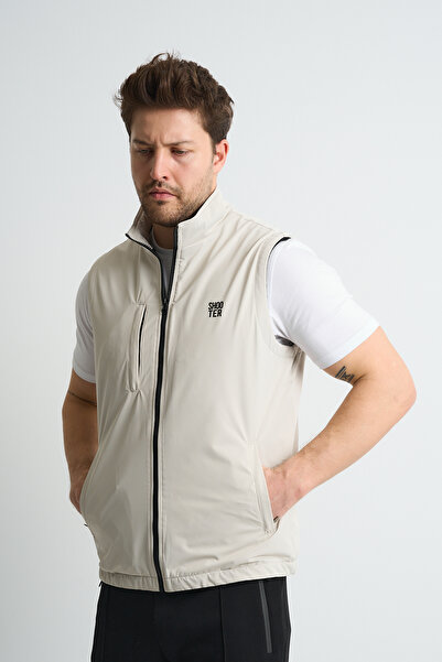 Shooter Sportswear Луксозна мъжка жилетка с три джоба, подплата от флис, стандартна кройка