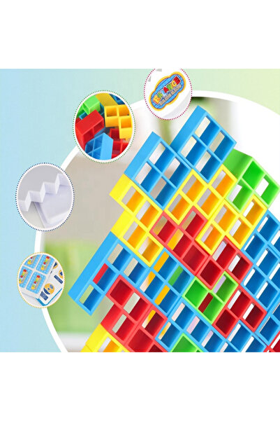 a v d a Tetris Kule Denge Oyunu Denge Tetrisi Oyunu Eğitici Eğlenceli Kutu Oyunu Balance Denge Kule Oyunu