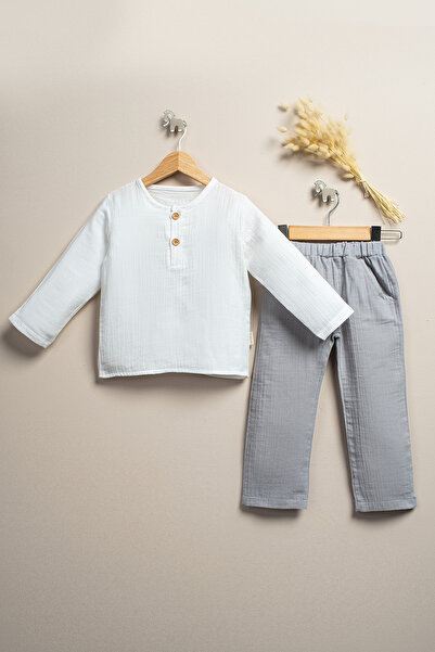 Lamonde Organic Muslin Double Set / 100% Cotton / 2 - 5 Years