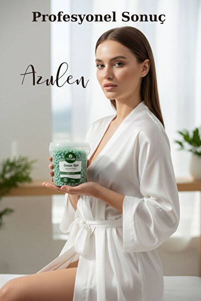Smoothly Soyulabilen AZULEN Boncuk Ağda 250gr + Ağda Makine + Karınca Yumurta Yağ +Spatula Seti