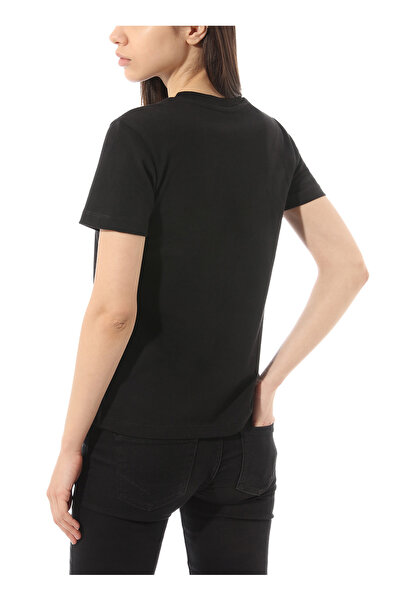 Vans FLYING V CREW TEE Μαύρο γυναικείο μπλουζάκι 100445045