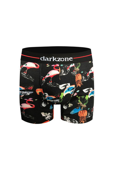 darkzone Чоловічі боксери з малюнком фламінго DZN2086
