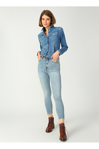 ONLY 15173010 Onlmıla Hw Sk Ank Dnm Bj13502-1 Noos Ss Kadın Jean Pantolon