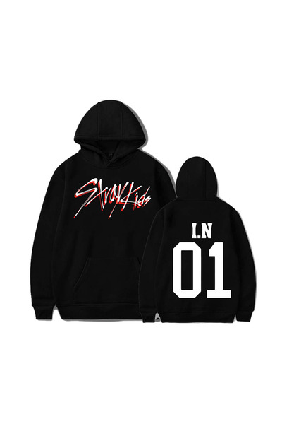 MAGORS I.N. Straykids Printed Hooded 3-Ply Quality Oversize Sweatshirt