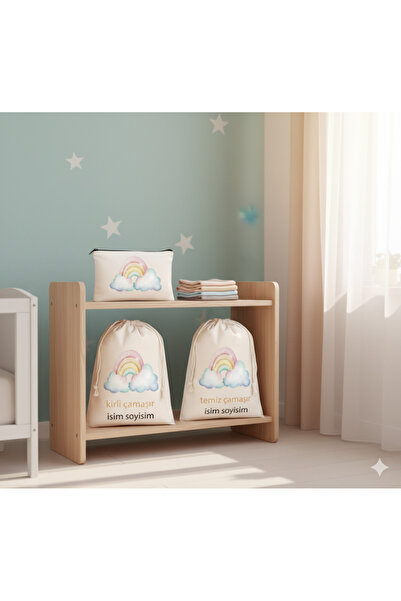 Boom town Valiz İçi Organızer Bez Torbası 3 lü