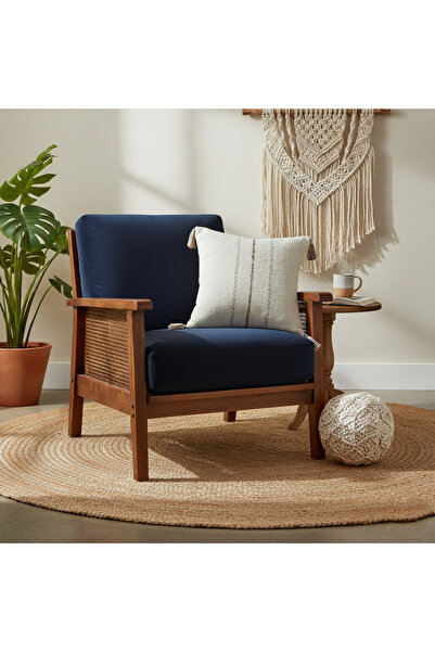 PİKKO HOME HUSĂ ECRU KIRLENT CU DETALII DE BRODARE