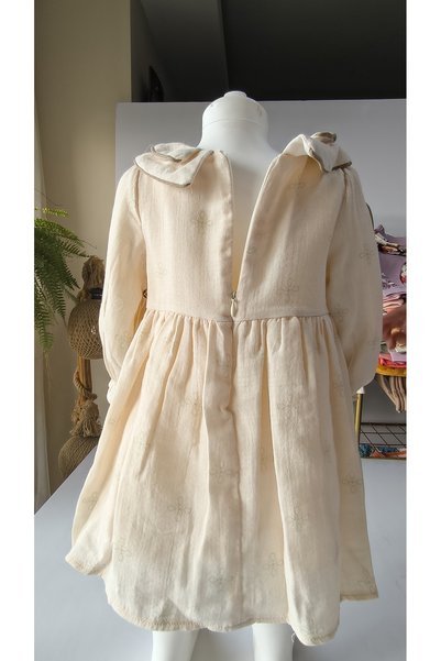 WONDRESS BABY Eid Baby Girl Children's Dress Authentic Linen Muslin 100% Cotton Lined Style Design Very Stylish