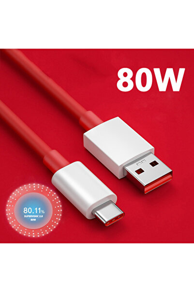 Choice كابل شاحن سريع SUPERVOOC 2.0 بقوة 80 واط من ون بلس بطول 100 سم، بمنفذ ...