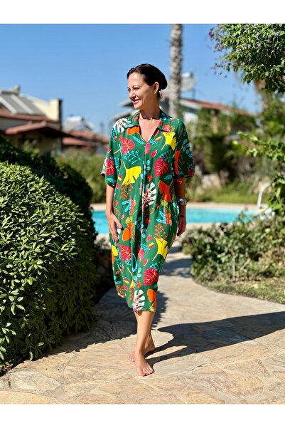 Punta Otantik RM18124 فستان فيسكوز روما