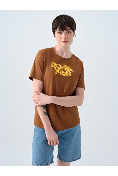 Loft Γυναικείο T-Shirt Regular Fit - Μανίκια