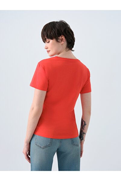 Loft Γυναικείο μπλουζάκι Regular Fit με μανίκια