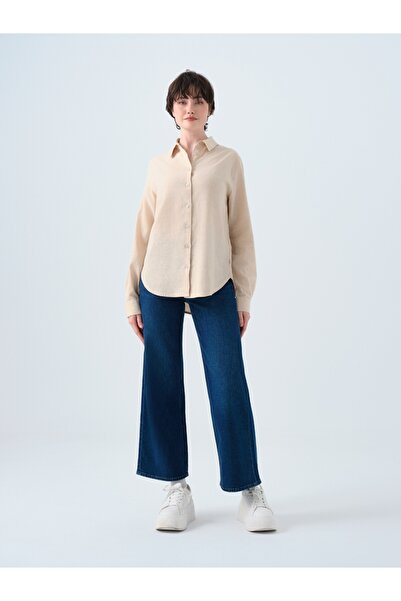 Loft Loose Fit Kadın Gömlek U.kol