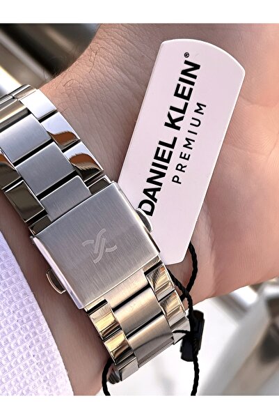 Daniel Klein 24 Ay Garantili Takvimli Çelik Kordon 30 Mt Suya Dayanaklı Erkek Kol Saati