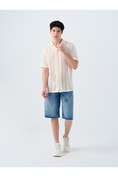 Loft Comfortable Cut Men's Shirt - Sleeves