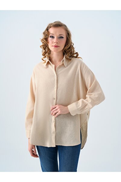 Loft Loose Fit Kadın Gömlek U.kol