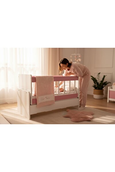 bebecoda Sallanır Pembe Bebek Beşiği, Yataksız 45 X 100