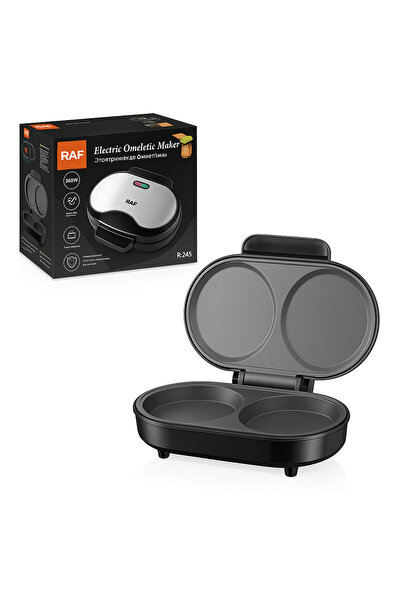 STBON Burger Maker Omelette Maker 850W 2 Compartments Non-Stick Surface