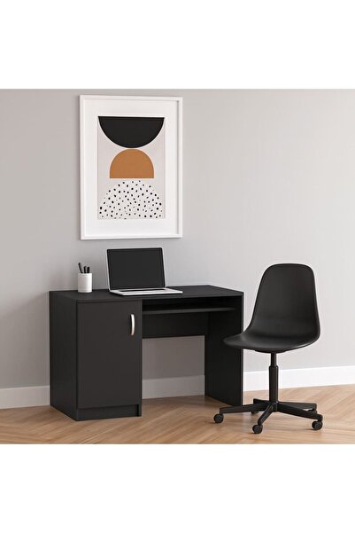 Homelux Birou Albert, 120x60x76 cm, 1 door, anthracite color, 18 mm chipboard