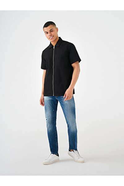 Loft Comfortable Cut Men's Shirt - Sleeves