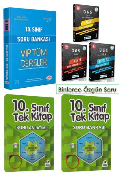 Editör Yayınevi Editör Yayınları 10. Sınıf Soru Bankası+Fizik Kimya Biyoloji ...