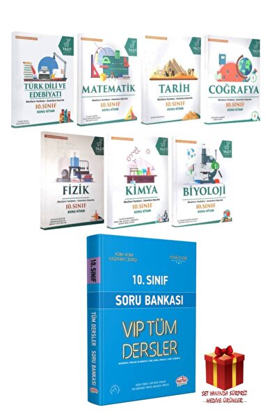 Editör Yayınevi 10. Sınıf Tüm Dersler Soru Bankası+Edebiyat+Matematik+Tarih+C...