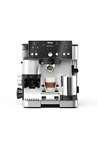 NINJA Semi-Automatic Espresso Machine 2in1 Luxe Cafe Essential ES501, 14 bar, 1650 W, Black/Silver