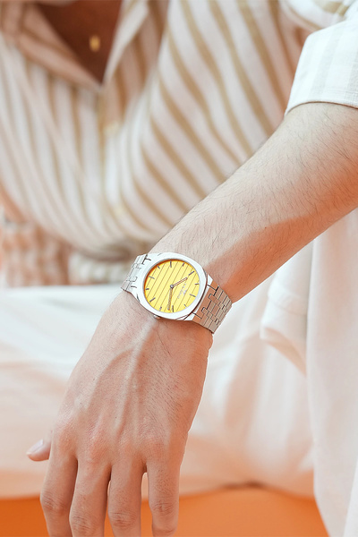 FERRO Gümüş Çelik Kordon Erkek Kol Saati FM43004A-A4 Tüm Fonksiyonlar Aktif 3 ATM Su Geçirmez