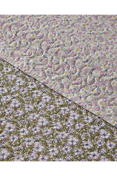 English Home Blossom Harmony Tek Kişilik Çok Amaçlı Örtü 160x220 cm Lila