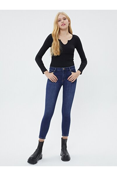 Loft Lf2025956 Kadın Nıcole Mersa Mıd Wash W Denim Pantolon 20k