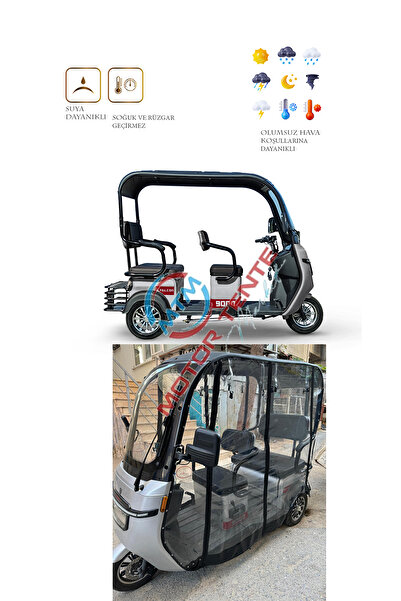 motor tente market mtm Falcon Julia 9000 -  Üç Tekerli Motor Brandası - Siyah