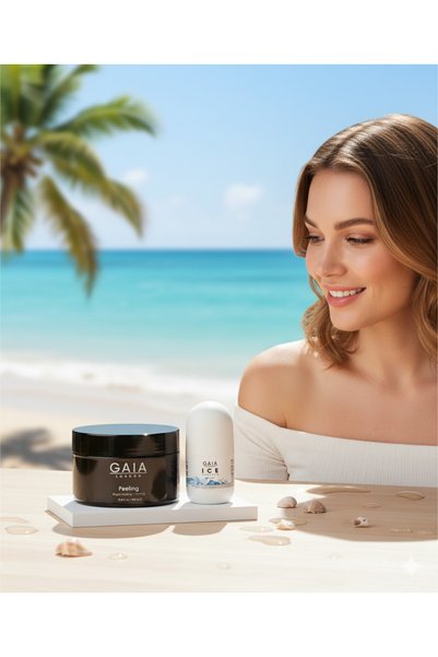Gaia London Selülit Sıkılaştırıcı Bakım Seti ( Ice Rollon-Peelıng) 2 li Set