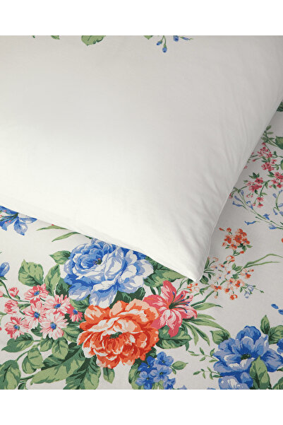 English Home Rose Romance Бавовняний комплект постільної білизни Ranforce King Size 240x220 см Синій