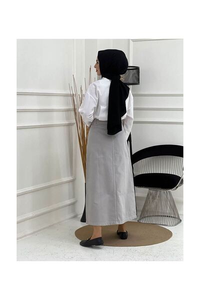VELLICHOR Hijab Skirt Gray