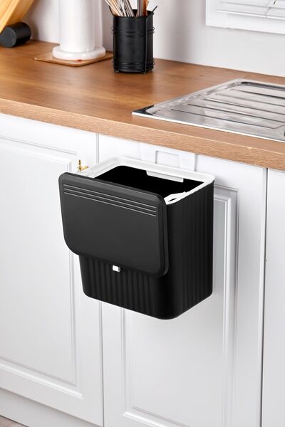 origa 15 Lt Mutfak Tezgah Üstü Ve Dolap Askılı Çöp Kovası