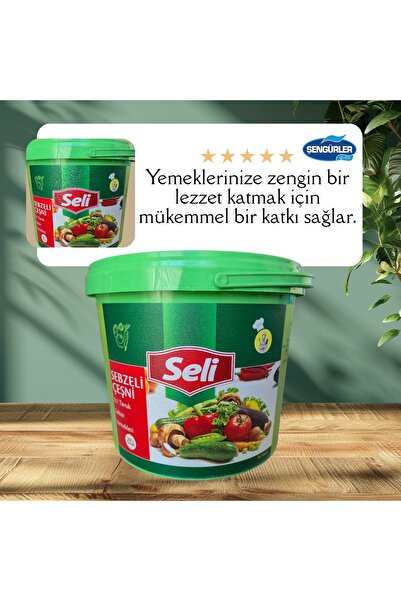 Seli Sebzeli Çeşni Toz Bulyon 5 kg