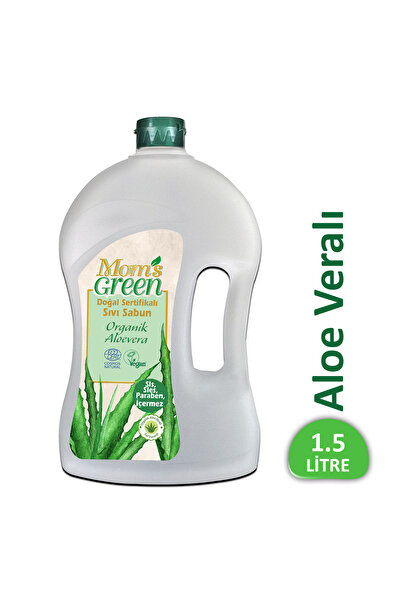 Mom's Green 1500 ml Doğal Sertifikalı Aloeveralı Sıvı Sabun
