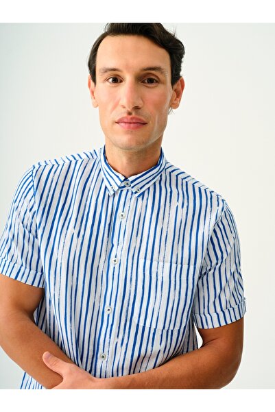 Loft Comfortable Cut Men's Shirt - Sleeves