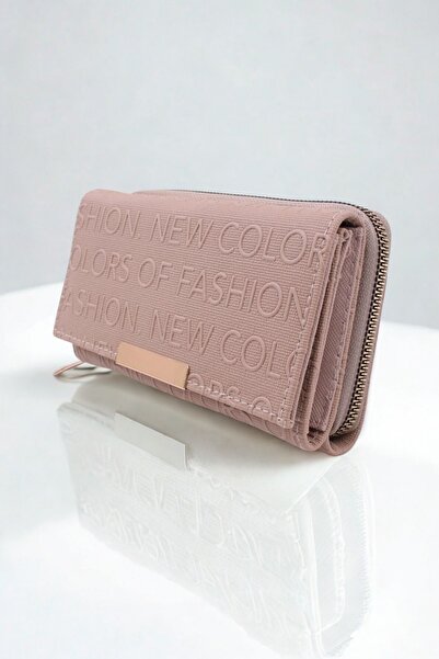 GALB LEATHER Büyük Boy 2 Fermuarlı Bozuk Para Bölmeli Kağıt Para Bölmeli 6 Ka...