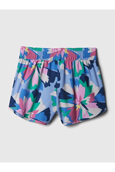 GAP Kız Çocuk Çok Renkli Astarlı Running Şort