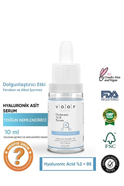 VOOP Hyaluronik Asit Mini Serum B5 10 ml | Yoğun Nemlendirici Cilt Bakım Serumu