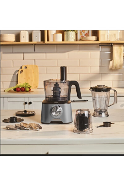 Karaca 4 Bıçaklı Mastermaid Power Max 10 in 1 Mutfak Robotu 2000W Güçlü Motor