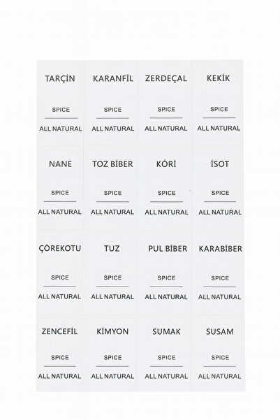 DailyHome Ahşap Kapaklı Cam Baharatlık Seti – 12’li, Etiketli ve Düzenleyici Kavanozlar