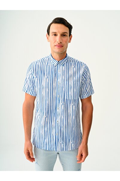 Loft Comfortable Cut Men's Shirt - Sleeves