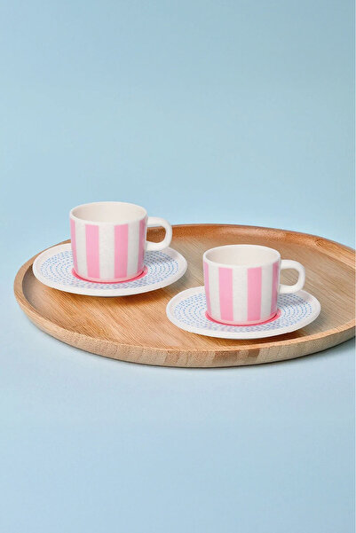 Güral Porselen Mental 4 Parça Kahve Fincan Takımı 6566