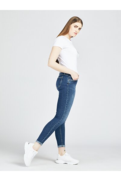 Loft Kadın Mavi Kot Pantolon
