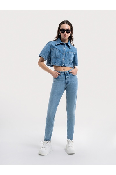 Loft Regular Fit Kadın Gömlek K.kol