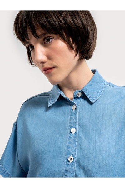 Loft Regular Fit Kadın Gömlek K.kol
